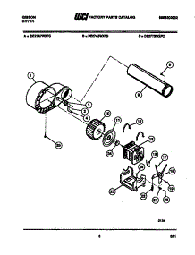 05 - Blower And Drive Parts parts for Frigidaire Dryer DE27A7WXFD from AppliancePartsPros.com