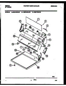 04 - Console And Control Parts parts for Frigidaire Dryer DE27A8WAFB from AppliancePartsPros.com