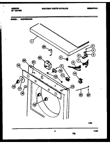 04 - Top, Control And Miscellaneous Part parts for Frigidaire Dryer DE27S8WAGB from AppliancePartsPros.com
