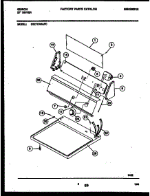 04 - Console And Control Parts parts for Frigidaire Dryer DE27T3WAFC from AppliancePartsPros.com
