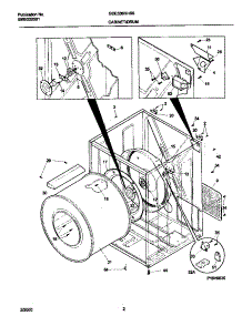 02 - P16v0035 Dry Cab,Heater parts for Frigidaire Dryer GDE336RHS0 from AppliancePartsPros.com