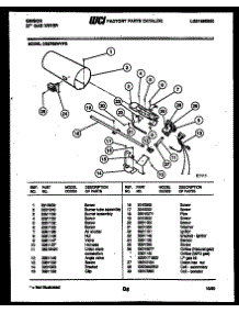 05 - Burner, Igniter And Valve parts for Frigidaire Dryer DG27S6WVFB from AppliancePartsPros.com