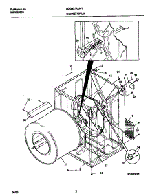 02 - Cabinet / Drum parts for Frigidaire Dryer GDG337REW1 from AppliancePartsPros.com