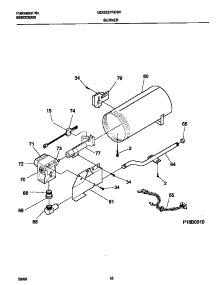 06 - Burner parts for Frigidaire Dryer GDG337REW1 from AppliancePartsPros.com