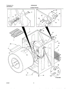 03 - Dry Cab,Heater parts for Gibson Dryer GER442AS0 from AppliancePartsPros.com