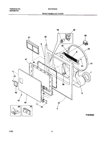 05 - Front Panel / Lint Filter parts for Gibson Dryer GEF331AS2 from AppliancePartsPros.com