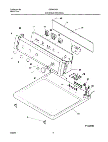 07 - Control Panel parts for Gibson Dryer GGR442AS1 from AppliancePartsPros.com