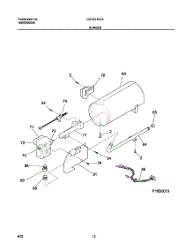 11 - Burner parts for Gibson Dryer GGR221AS3 from AppliancePartsPros.com