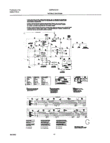 12 - 131826300 Wiring Diagram parts for Gibson Dryer GGR442AS1 from AppliancePartsPros.com