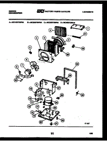 03 - Air, Water And Condensing Parts parts for Frigidaire Dehumidifier MC30S7GWNA from AppliancePartsPros.com