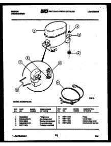 05 - Compressor Parts parts for Frigidaire Dehumidifier MC25S7GUNA from AppliancePartsPros.com