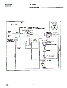 04 - Wiring Diagram parts for Frigidaire Dehumidifier MDD30WG2 from AppliancePartsPros.com