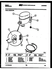05 - Compressor Parts parts for Frigidaire Dehumidifier MC25S7GYNB from AppliancePartsPros.com