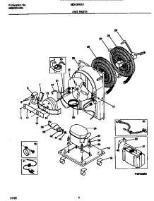 03 - Unit Parts parts for Frigidaire Dehumidifier MDH30GG1 from AppliancePartsPros.com