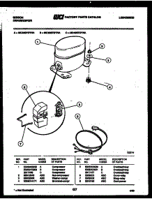 05 - Compressor Parts parts for Frigidaire Dehumidifier MC30S7GYNA from AppliancePartsPros.com
