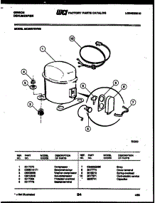 05 - Compressor Parts parts for Frigidaire Dehumidifier MC50S7GYNB from AppliancePartsPros.com