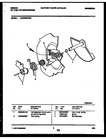 03 - Cam parts for Frigidaire Dishwasher GDB662RBR0 from AppliancePartsPros.com