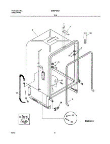 07 - Tub parts for Gibson Dishwasher GDB742RJB2 from AppliancePartsPros.com