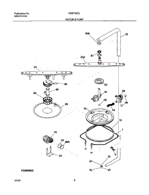 09 - Motor & Pump parts for Gibson Dishwasher GDB742RJB2 from AppliancePartsPros.com