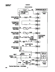 08 - Wiring Diagram parts for Frigidaire Dishwasher GDB634RFS2 from AppliancePartsPros.com