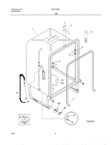 07 - Tub parts for Gibson Dishwasher GDB742RJS1 from AppliancePartsPros.com