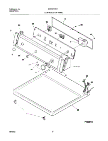 07 - Control Panel parts for Gibson Dryer GGR221AS1 from AppliancePartsPros.com