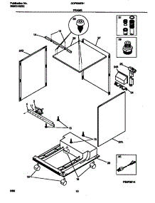 06 - Frame parts for Frigidaire Dishwasher GDP635RHR0 from AppliancePartsPros.com