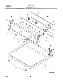 07 - Controls / Top Panel parts for Gibson Dryer GER341AS2 from AppliancePartsPros.com