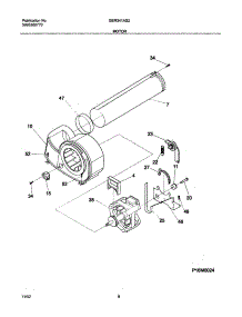 09 - Motor parts for Gibson Dryer GER341AS2 from AppliancePartsPros.com