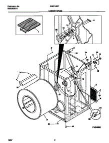 02 - Cabinet / Drum parts for Frigidaire Dryer GSG746RFS1 from AppliancePartsPros.com
