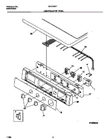 04 - Controls / Top Panel parts for Frigidaire Dryer GSE746RFS0 from AppliancePartsPros.com