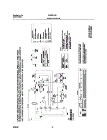 12 - 131518800 Wiring Diagram parts for Gibson Dryer GGR221AS1 from AppliancePartsPros.com