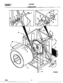 02 - Cabinet / Drum parts for Frigidaire Dryer GDE336RBW2 from AppliancePartsPros.com