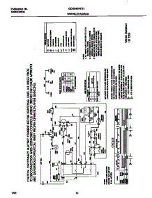 07 - Wiring Diagram parts for Frigidaire Dryer GDG546RFS1 from AppliancePartsPros.com