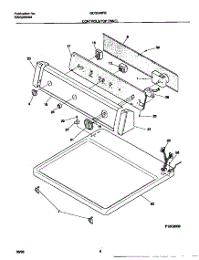 04 - Controls / Top Panel parts for Frigidaire Dryer GDG546RES0 from AppliancePartsPros.com