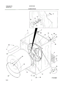03 - Cabinet / Drum parts for Gibson Dryer GGF331AS4 from AppliancePartsPros.com