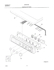 07 - Controls / Top Panel parts for Gibson Dryer GGF331AS4 from AppliancePartsPros.com