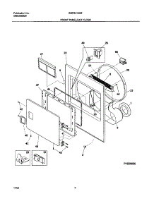 05 - Front Panel / Lint Filter parts for Gibson Dryer GGR341AS2 from AppliancePartsPros.com