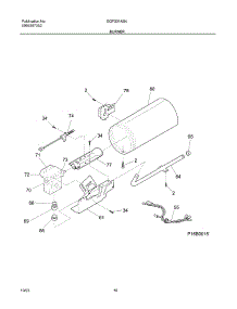 11 - Burner parts for Gibson Dryer GGF331AS4 from AppliancePartsPros.com