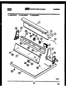 04 - Console And Control Parts parts for Frigidaire Dryer DG27A7WVFX from AppliancePartsPros.com