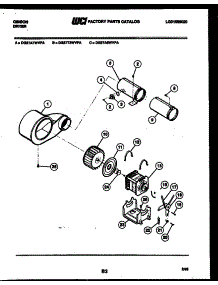 05 - Motor And Blower Parts parts for Frigidaire Dryer DG27A7WVFA from AppliancePartsPros.com