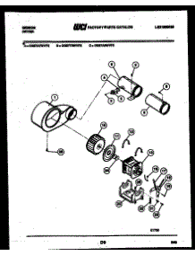 05 - Motor And Blower Parts parts for Frigidaire Dryer DG27A7WVFX from AppliancePartsPros.com