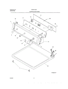 07 - Control Panel parts for Gibson Dryer GGR221AS0 from AppliancePartsPros.com