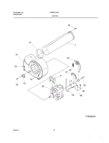 09 - Motor,Blower parts for Gibson Dryer GGR221AS0 from AppliancePartsPros.com