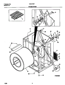 02 - Cabinet / Drum parts for Frigidaire Dryer GSG746RFS0 from AppliancePartsPros.com