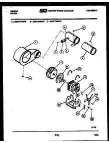 05 - Motor And Blower Parts parts for Frigidaire Dryer DG27A7WXFB from AppliancePartsPros.com