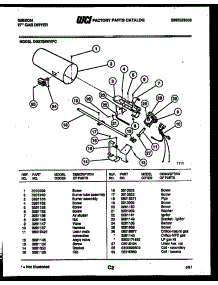 06 - Burner, Igniter And Valve parts for Frigidaire Dryer DG27S6WVFC from AppliancePartsPros.com