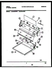 04 - Console And Control Parts parts for Frigidaire Dryer GDE546RBS0 from AppliancePartsPros.com
