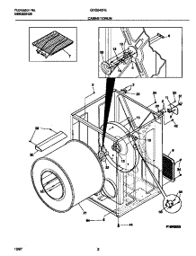 02 - Cabinet / Drum parts for Frigidaire Dryer GDG546RES1 from AppliancePartsPros.com
