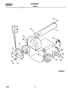 03 - P16d0019 Frnt Pnl,Door parts for Frigidaire Dryer GDE436REW0 from AppliancePartsPros.com